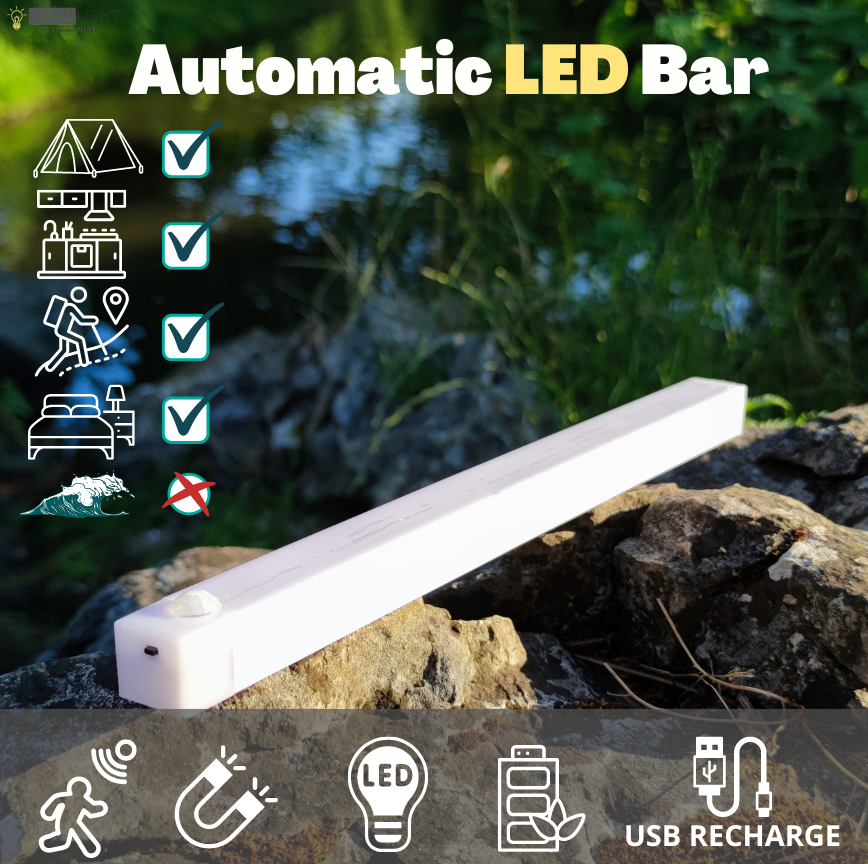 Luxulight Bar Led con Sensor de Movimiento